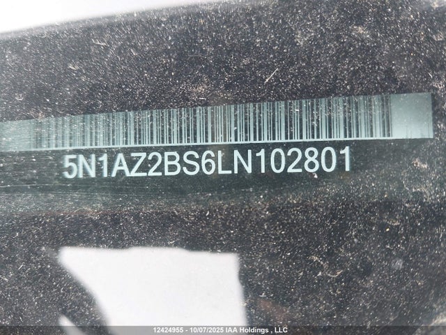 5N1AZ2BS6LN102801 Nissan MURANO SV
