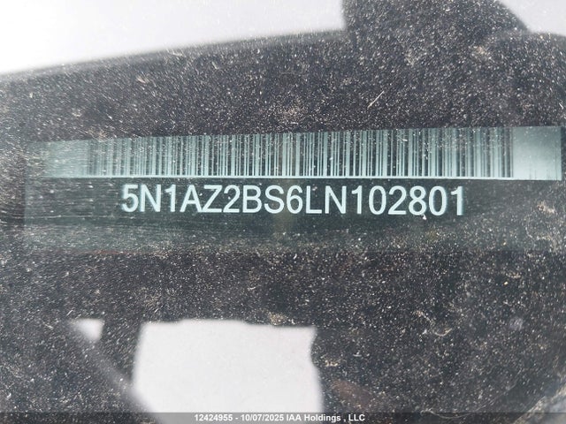 5N1AZ2BS6LN102801 Nissan MURANO SV