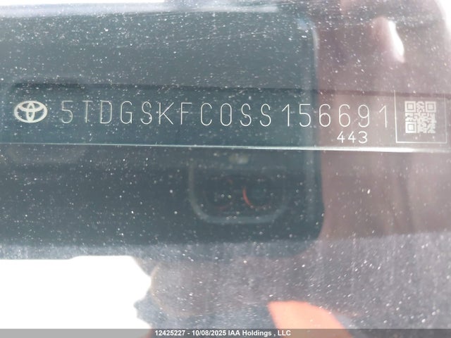 5TDGSKFC0SS156691 Toyota Sienna
