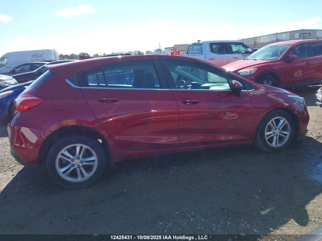 2018 Chevrolet Cruze Lt მანქანა იყიდება აუქციონზე, vin: 3G1BE6SM2JS641859, აუქციონის ნომერი: 12425431