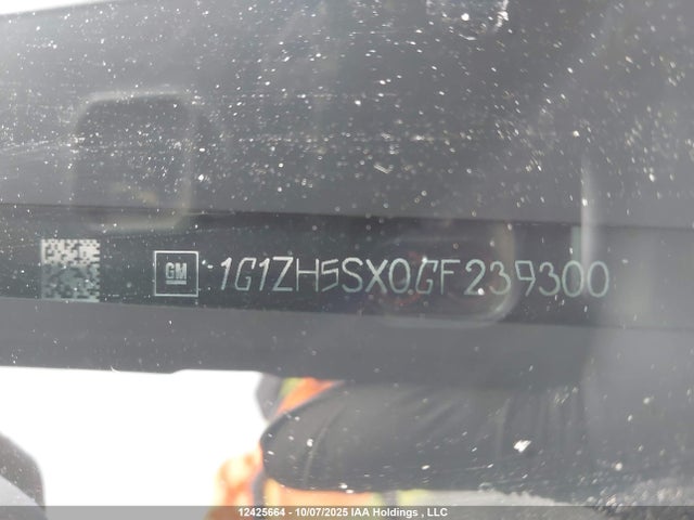 1G1ZH5SX0GF239300 Chevrolet ltg - sidi, alum dohc, vvt, dcvcp turbo, e0-e100, alum