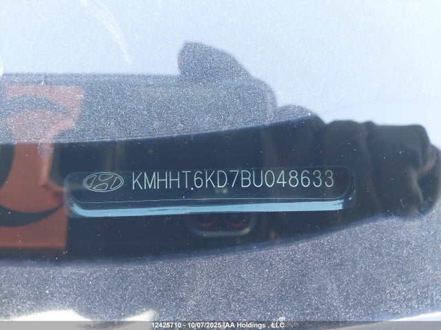 2011 Hyundai Genesis 2.0t მანქანა იყიდება აუქციონზე, vin: KMHHT6KD7BU048633, აუქციონის ნომერი: 12425710