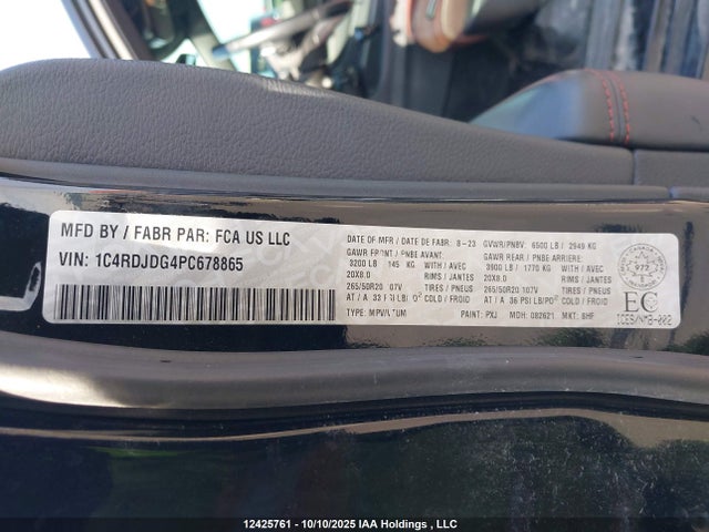 Dodge Durango 2023 1C4RDJDG4PC678865 Image 17