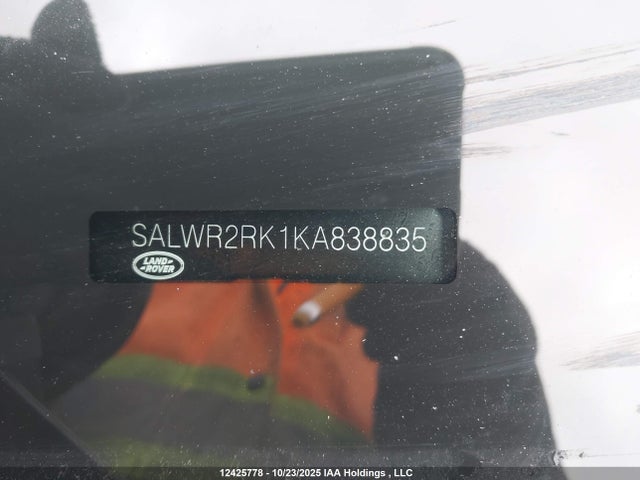 SALWR2RK1KA838835 Land Rover Range Rover Sport Hse
