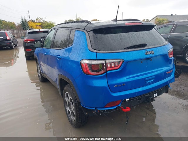 Продажа на аукционе авто 2022 Jeep Compass Trailhawk, vin: 3C4NJDDB0NT114418, номер лота: 12416295