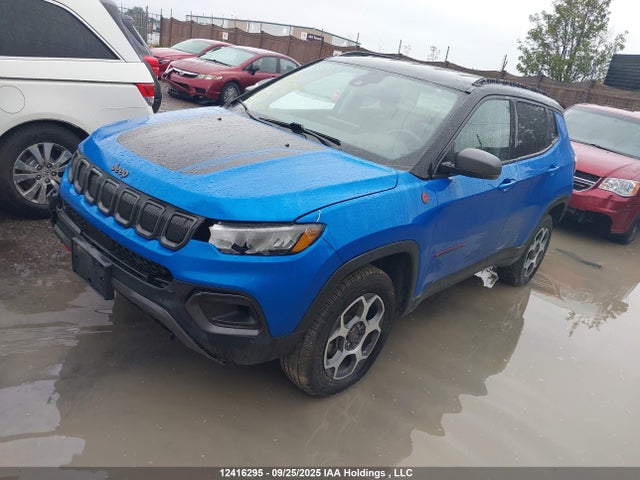 Продажа на аукционе авто 2022 Jeep Compass Trailhawk, vin: 3C4NJDDB0NT114418, номер лота: 12416295