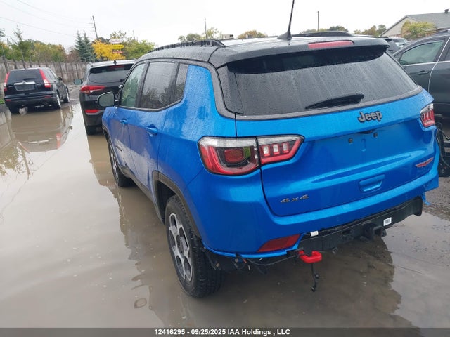 Продажа на аукционе авто 2022 Jeep Compass Trailhawk, vin: 3C4NJDDB0NT114418, номер лота: 12416295