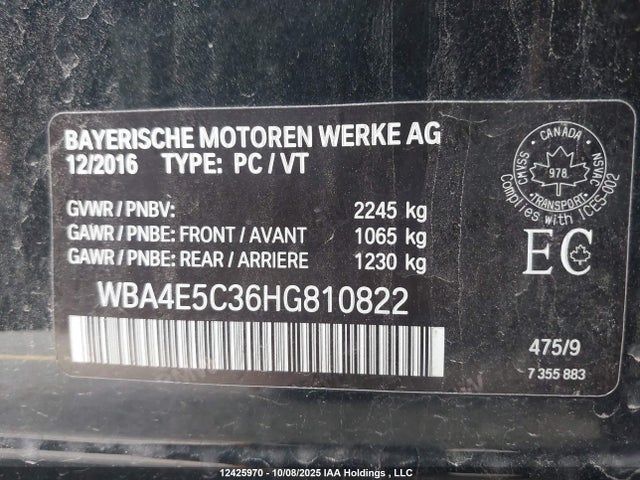 BMW 440I 2017 WBA4E5C36HG810822 Image 18