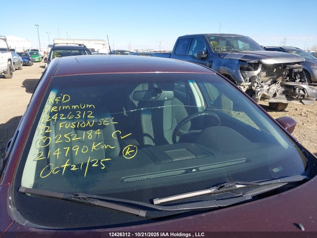 Продажа на аукционе авто 2012 Ford Fusion Sel, vin: 3FAHP0JA0CR252184, номер лота: 12426312