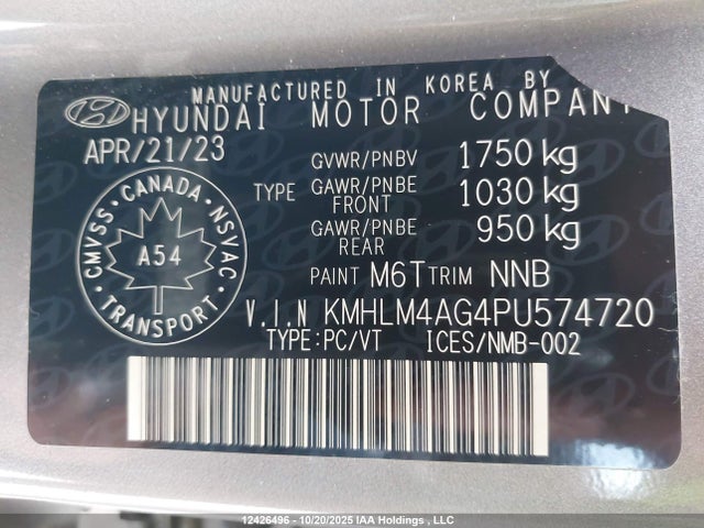 Hyundai Elantra 2023 KMHLM4AG4PU574720 Image 18