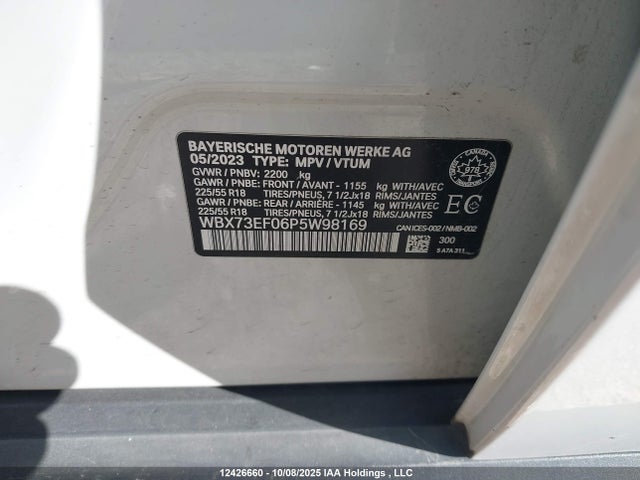 WBX73EF06P5W98169 BMW X1