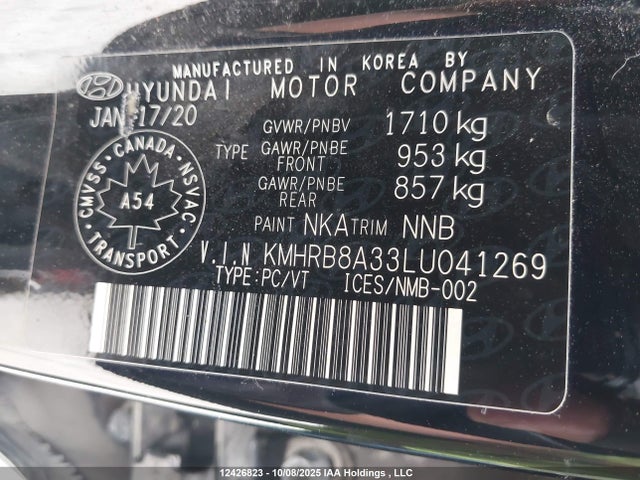 Hyundai mpi gamma ii 2020 KMHRB8A33LU041269 Image 9
