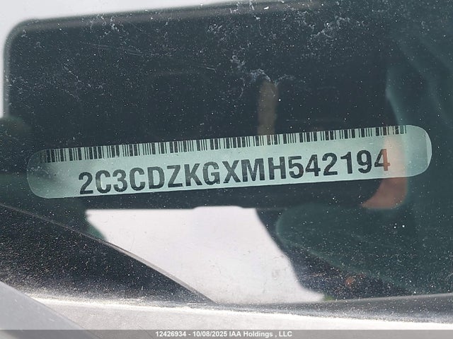 2C3CDZKGXMH542194 Dodge Challenger Gt Awd