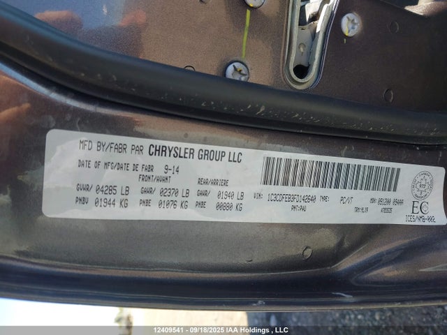 Dodge 2015 2015 1C3CDFEB3FD142640 Image 9