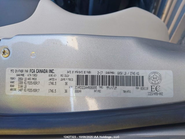 Dodge 2017 2017 2C4RDGDG4HR686895 Image 9
