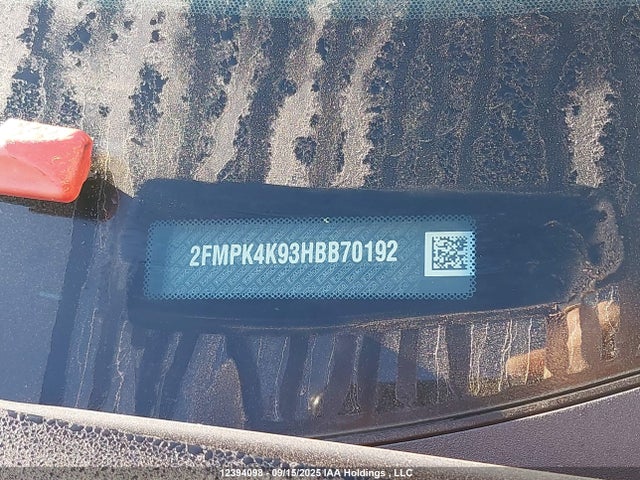 Ford 2.0l gtdi 2017 2FMPK4K93HBB70192 Image 9