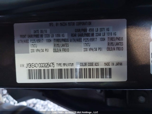 JM3KE4CY0G0825475 Mazda py