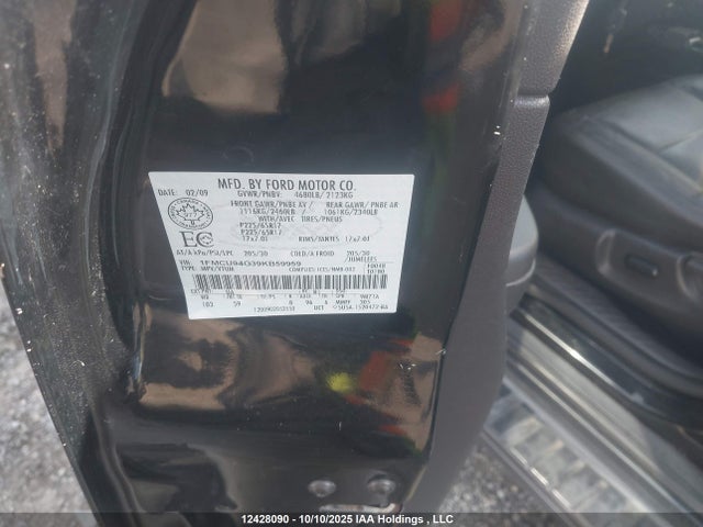 Aukcja sprzedaży 2009 Ford Escape Limited, vin: 1FMCU94G39KB59959, numer aukcji: 12428090
