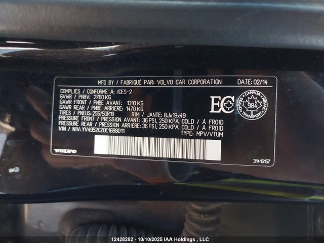 YV4952CZ0E1698011 Volvo XC90