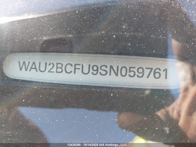 WAU2BCFU9SN059761 Audi A5 QUATTRO