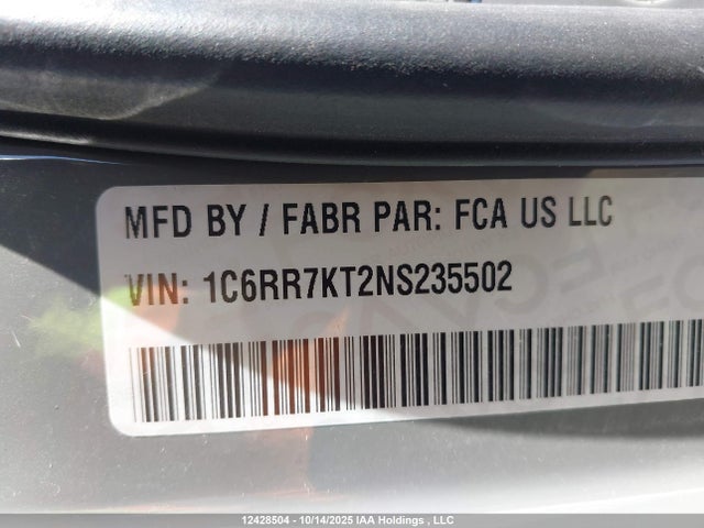 RAM 1500 Classic Tradesman 2022 1C6RR7KT2NS235502 Image 9