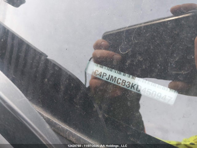 Aukcja sprzedaży 2019 Jeep Cherokee, vin: 1C4PJMCB3KD450947, numer aukcji: 12428768