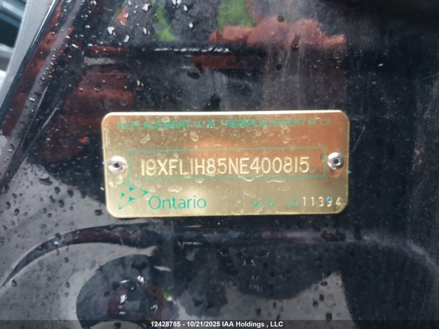 19XFL1H85NE400815 Honda Civic Sport Touring