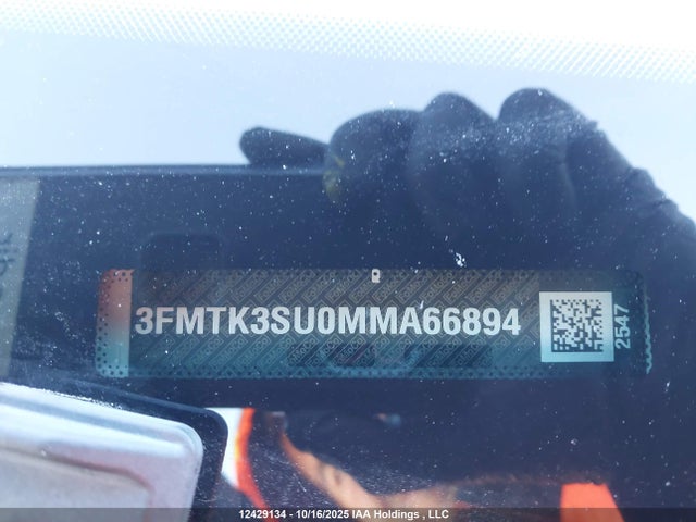 Продаж на аукціоні авто 2021 Ford Mustang Mach-e, vin: 3FMTK3SU0MMA66894, номер лоту: 12429134