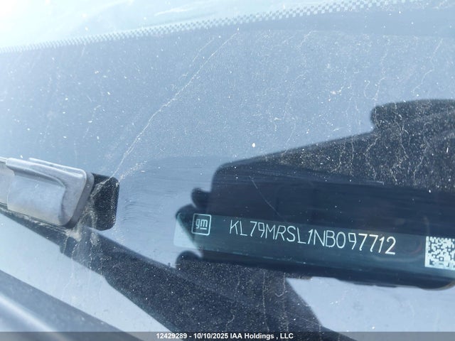 KL79MRSL1NB097712 Chevrolet Trailblazer Lt