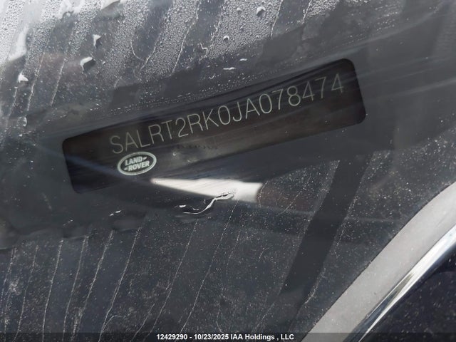 Aukcja sprzedaży 2018 Land Rover Discovery Hse Luxury, vin: SALRT2RK0JA078474, numer aukcji: 12429290