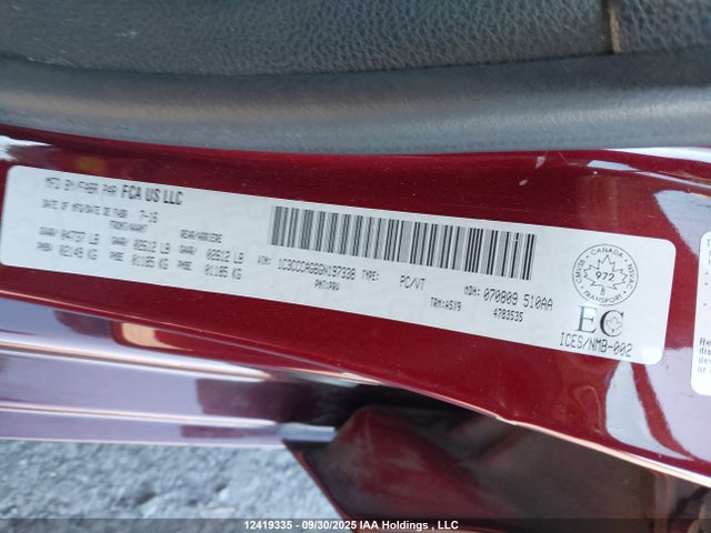 Chrysler 2016 2016 1C3CCCAG6GN197338 Image 19