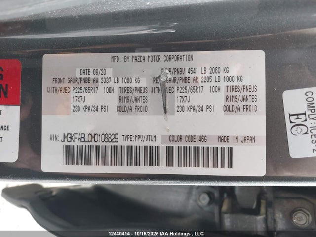 JM3KFABL0M0108829 Mazda py