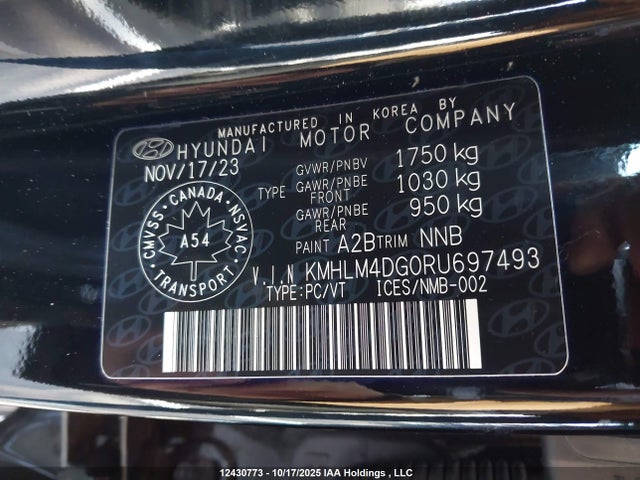 Продаж на аукціоні авто 2024 Hyundai Elantra Essential, vin: KMHLM4DG0RU697493, номер лоту: 12430773