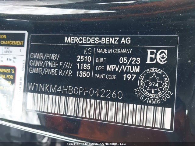 W1NKM4HB0PF042260 Mercedes-Benz Glc 300 4matic
