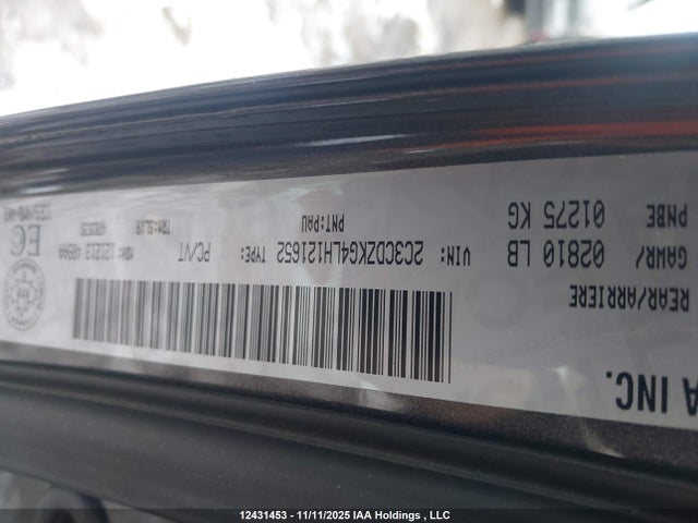 Продаж на аукціоні авто 2020 Dodge Challenger Gt Awd, vin: 2C3CDZKG4LH121652, номер лоту: 12431453