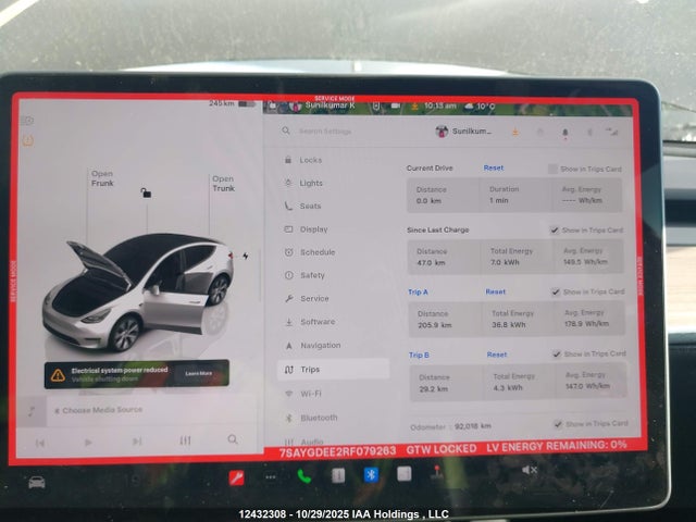 7SAYGDEE2RF079263 Tesla Model Y Long Range