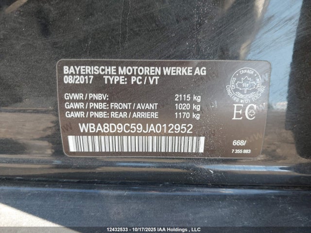 BMW 330I 2018 WBA8D9C59JA012952 Image 18