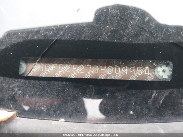 Aukcja sprzedaży 2013 Honda Civic Dx, vin: 2HGFB2E27DH009954, numer aukcji: 12432620