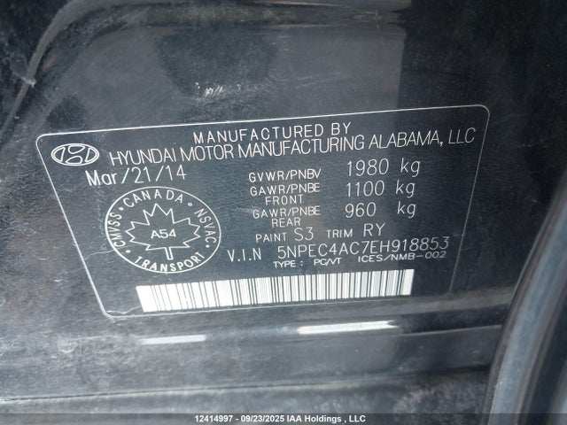 Hyundai gamma 2014 5NPEC4AC7EH918853 Image 18