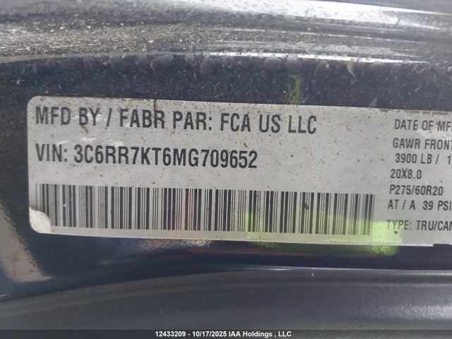 RAM 1500 Classic Tradesman 2021 3C6RR7KT6MG709652 Image 19