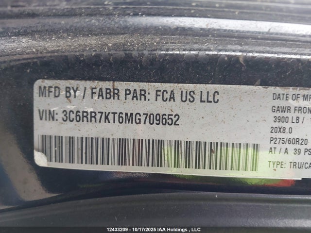 RAM 1500 Classic Tradesman 2021 3C6RR7KT6MG709652 Image 9