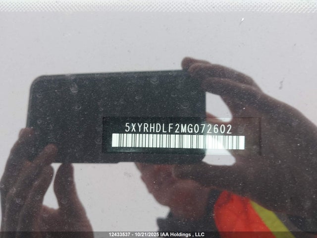 12433537 :رقم المزاد ، 5XYRHDLF2MG072602 vin ، 2021 Kia Sorento Ex مزاد بيع