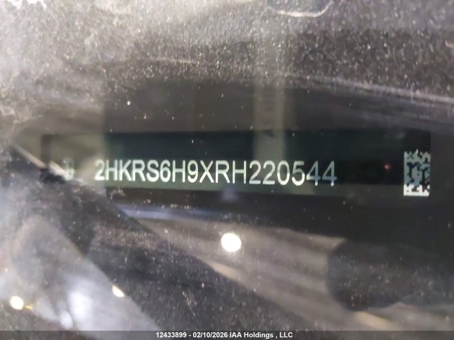 2HKRS6H9XRH220544 Honda Cr-v Touring Hybrid