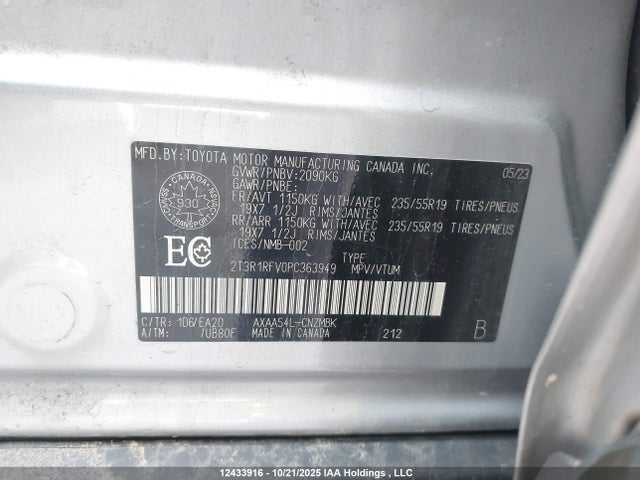 2T3R1RFV0PC363949 Toyota RAV4