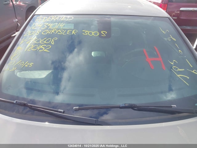 Aukcja sprzedaży 2018 Chrysler 300 S, vin: 2C3CCAGG7JH250608, numer aukcji: 12434014