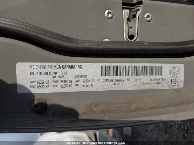 Aukcja sprzedaży 2018 Chrysler 300 S, vin: 2C3CCAGG7JH250608, numer aukcji: 12434014