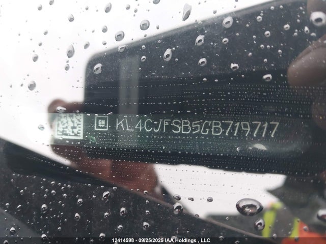 Buick luv - vvt, alum gme e85 max 2016 KL4CJFSB5GB719717 Image 19
