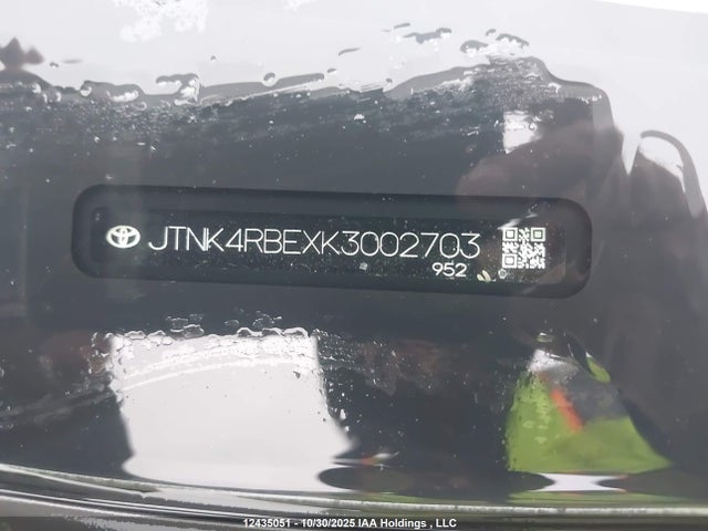 JTNK4RBEXK3002703 Toyota Corolla Se/xse