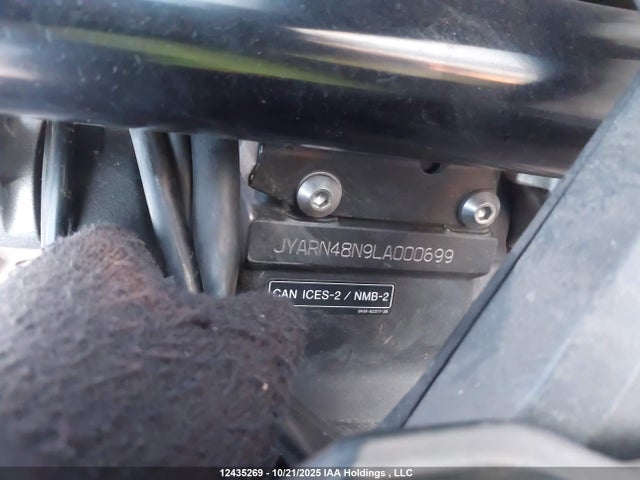 Продаж на аукціоні авто 2020 Yamaha Mtn1000, vin: JYARN48N9LA000699, номер лоту: 12435269