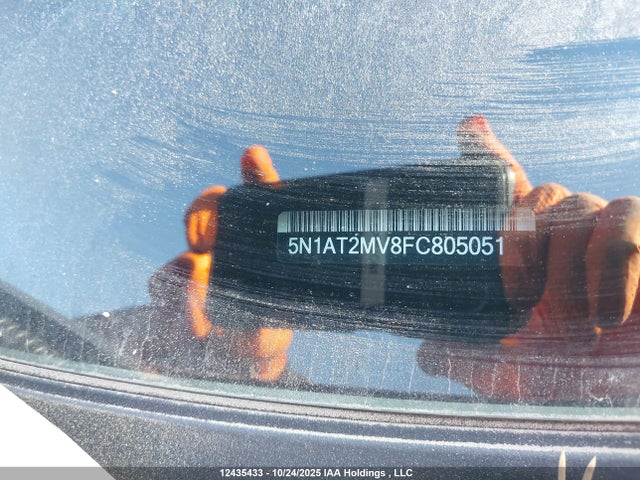 Aukcja sprzedaży 2015 Nissan Rogue, vin: 5N1AT2MV8FC805051, numer aukcji: 12435433